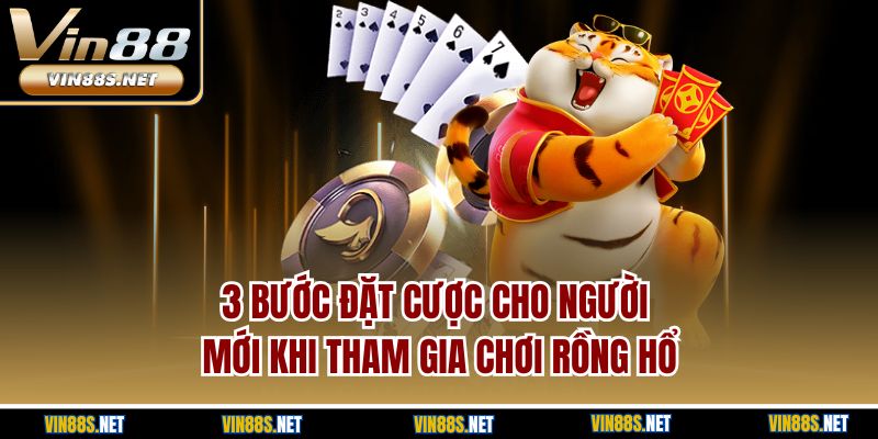 3 bước đặt cược cho người mới khi tham gia chơi Rồng Hổ