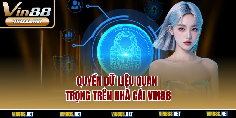 Quyền dữ liệu quan trọng trên nhà cái Vin88